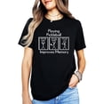 thumbnail image 5 of Funny Pickleball Shirt Playing Pickleball Improves Memory Unisex Gift Tee for Players Black Shirt Adult 2XL, 5 of 8