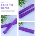 thumbnail image 2 of OUNONA 300Pcs Craft Materials Chenille Stems for Kids Projects Purple, 2 of 8