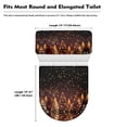 thumbnail image 6 of HELLHERO Holiday Dressing Elastic Edge Elastic Installation 2 Pcs Set with Stretch Toilet Seat Cover Toilet Lid Cover Dustproof, Merry Chrismas, 6 of 6