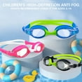 thumbnail image 5 of Nkmbld HD No-leak Swimming Goggles, Crystal Clear Vision with Soft Silicone Seal for Adults, Teens, Boys and Girls, Green, 5 of 8