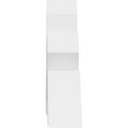 thumbnail image 3 of 48"W x 24"H x 6"D x 6"F, 12/12 Pitch, Vanguard Architectural Grade PVC Gable Bracket, 3 of 8