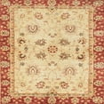 thumbnail image 1 of Ahgly Company Indoor Square Abstract Mustard Yellow Oriental Area Rugs, 3' Square, 1 of 6