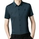 thumbnail image 4 of Camisa de manga corta para hombre Camisa de vestir de manga corta para hombre para vacaciones en la playa Yuyangstore camisa de rayas, 4 of 8