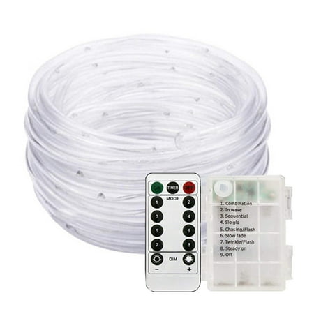 

Tfalo Led String Lights 7M 50Lamp Multi-Function Battery Box Waterproof Garden Garden Tube Lamp