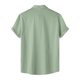 thumbnail image 4 of pstuiky Camisa de manga corta para hombre, Camisa informal de manga corta con cuello vuelto y cuello redondo de color liso para hombre camisas casuales para hombre xl, 4 of 9