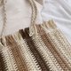 thumbnail image 5 of Bolso de Mano para Mujer Hombro de Paja Playa Verano Tejido Bsvklp, 5 of 9