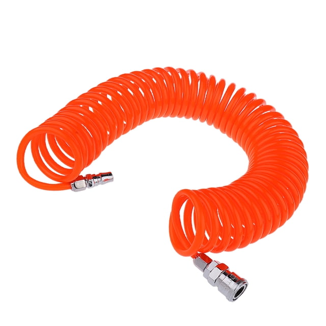 de Retroceso de 39 Pies, Extremos de Helicoidal, Herramientas de Compresor ático con Accesorios NPT de 1/4 ", 200 Psi Gloria Manguera de aire de retroceso