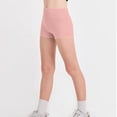 thumbnail image 4 of YOUYEDIAN Girls Athletic Shorts Kids High Waist Biker Dance Gymnastics Shorts Comfy Yoga Active Workout Volleyball Shorts (Light pink, 6-7 Years), 4 of 6