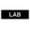 Black / Silver, variant on Signs ByLITA New Standard Lab Sign (Red) - Small
