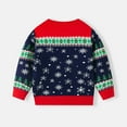 thumbnail image 4 of Cowsor Christmas Sweater for Boy Girls Ugly Graphic Knit Warm Holiday Pullover Tops, 4 of 7