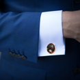 thumbnail image 4 of Cat Formal Attire Stainless Steel Men Cufflinks Set Suitable for Business Meetings and Weddings, 4 of 6