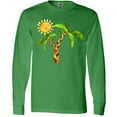 thumbnail image 3 of Inktastic Palm Trees with Cute Smiling Sun Long Sleeve T-Shirt, 3 of 5