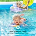 thumbnail image 6 of Inflatable Pool, 118'' x 72'' x 20'' Inflatable Swimming Pool for Summer Water Party BPA-Free Above Ground Blow up Kiddie Pool Ball/Sand Pit,Backyard Outdoor Indoor Age 3+, Rectangle, 6 of 10
