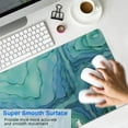 thumbnail image 3 of High-Performance Gaming Mouse Pad - Japanese Blue & White Wave Design, Stitched Edges, XL Size, 3 of 7