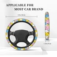 thumbnail image 4 of Disketp Colorful Duck Elastic Microfiber Steering Wheel Cover for Truck,SUV,Cars,Universal 15 inch,Anti-Slip, 4 of 6