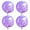 Purple, variant on CYMYLAR Purple 4d Balloon, 22 "Rainbow Dream Purple Round Foil Balloon, Suitable for Baby Shower Birthday Wedding Party Decoration(4pcs)