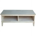 International Concepts Shaker Coffee Table with Divider