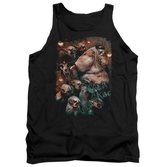 The Hobbit Goblin King Adult Tank Top Black