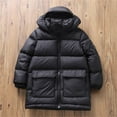 thumbnail image 2 of Otqutp Boys Girls Long Winter Down Coats Waterproof Hooded Quilted Puffer Jackets Lightweight Oversized Outerwear with Pocket, 2 of 9