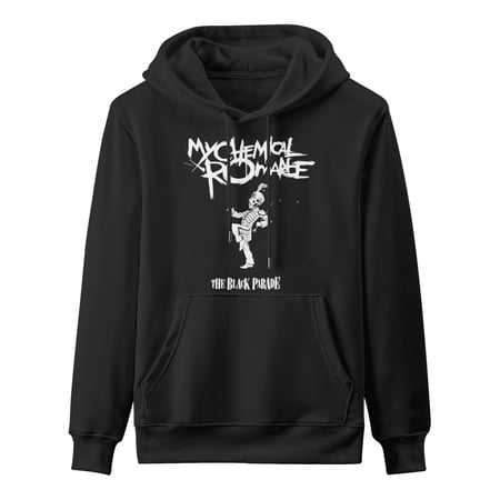 My Chemical Romance Black Parade Men's Hoodie Casual Sweatshirt Long Sleeve Pullover Knitted Fabric, Perfect for Autumn and Winter Outdoors and Sports Wear