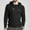 Black, variant on Tejiojio Men's and Big Men's Classic Tops Men Hooded Sweatshirt Long Sleeve Solid Knitted Hoodie Pullover Sweater