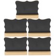 thumbnail image 6 of WRISTBIQUE Tabletop Mini Chalkboard Signs Wood 5Pcs 3.9x3.1x0.9In, 6 of 8