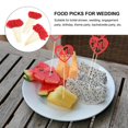thumbnail image 2 of Wedding Food Picks Cupcake Toppers for Decor 90Pcs, 2 of 4