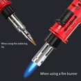 thumbnail image 1 of Soldador de Gas Inalámbrico, Soplete de , Autoencendido, Arranque Instantáneo, Herramientas de Soldadura Portátiles con Control de Llama Ajustable, 1 of 5