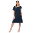 thumbnail image 3 of Fruit of the Loom Women's Soft and Breathable Pajama Sleepshirt, Sizes S-5X, 3 of 8