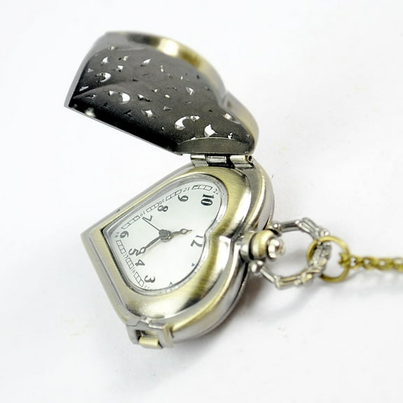 COSMOBETTY 1Pack Vintage Pocket Watch for Men and Women Alloy Material Hollow-out Design Daily Use 4.6x1.6x0.6in