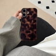 thumbnail image 2 of Funda para iPhone 17 XQAGU, diseño delgado, carey y leopardo, 2 of 7