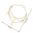 thumbnail image 2 of FESTFENDS Collar Para Mujer Con Multilayer Y Cruz Ideal Para Ocasiones Variadas, 2 of 8