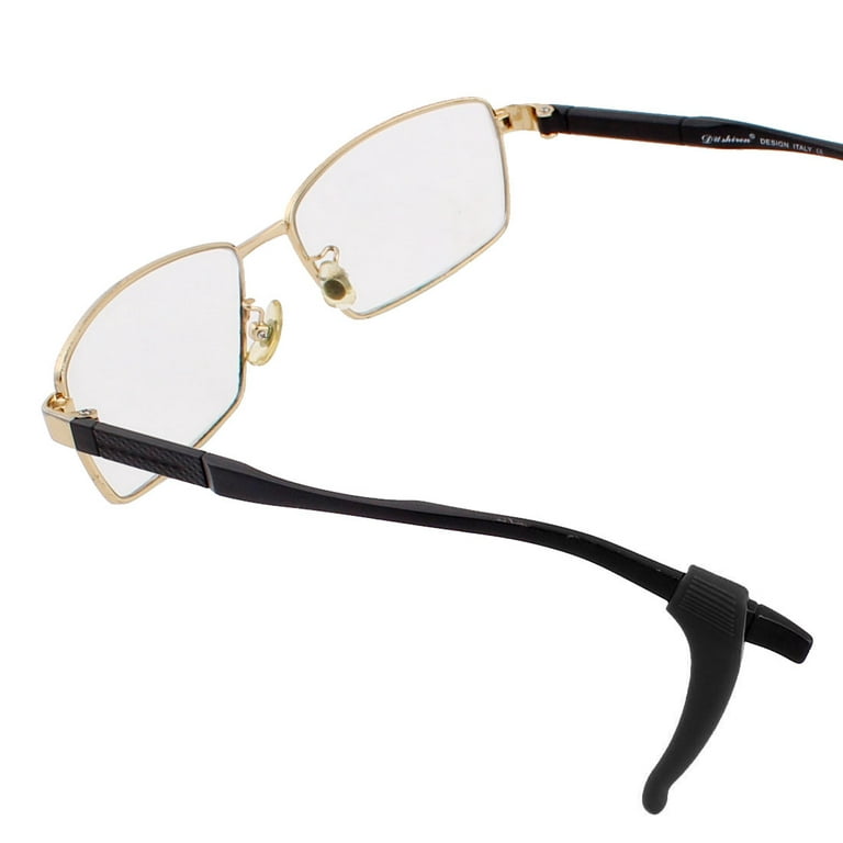 Silicone Eye Glasses Ear Grips Anti slip Black White - Temu