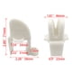 thumbnail image 4 of Sidaley Clips para guardabarros de barco, tacos de riel ajustables impermeables de nailon, prácticos soportes de suspensión de pontón de Type6 NO6, 4 of 6