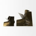 thumbnail image 5 of HomeRoots 392541 12 in. Contempo Abstract Sculpture, Copper & Antiqued Gold, 5 of 5
