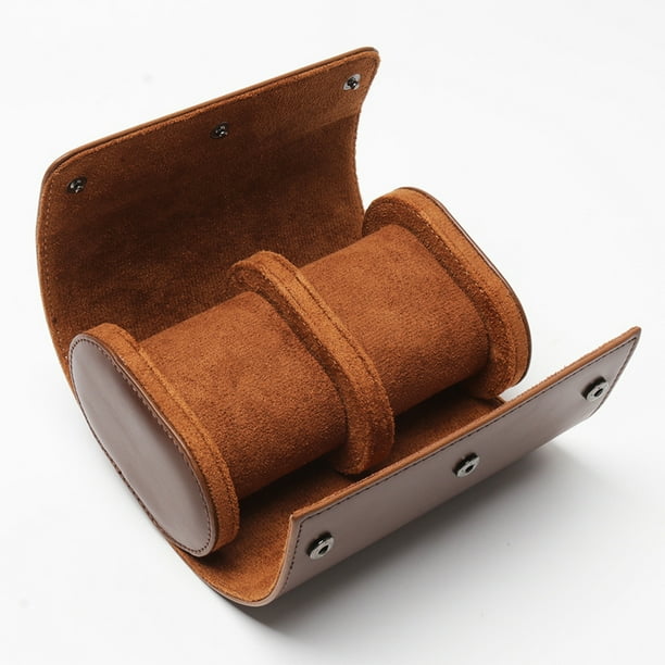 Leather sale watch case