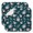 Pioneer Flower Floral-1, variant on Pioneer Flower Floral Print Pattern Kitchen Dish Drying Mat 1 Pack, Ultra Absorbent Microfiber Drainer Mat, 16"x18"