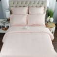 thumbnail image 4 of Superior Modern Blush Cotton Percale Duvet Cover Set, Twin, 4 of 8