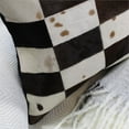 thumbnail image 3 of Natural Geo Brun/blanc Rectangles Géométriques Jeter Oreiller, 3 of 4