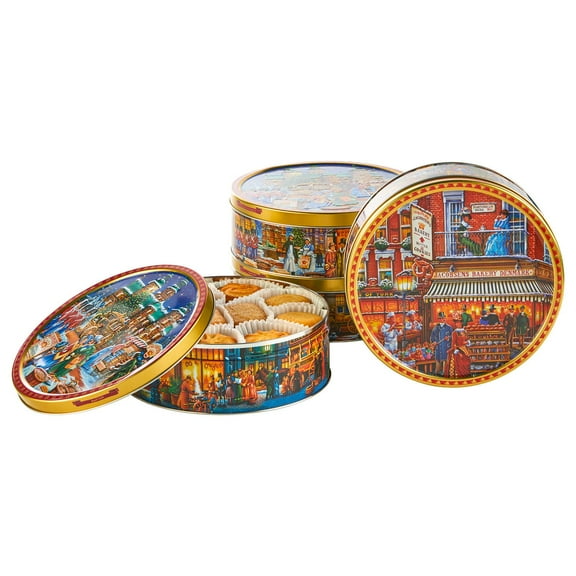 Jacobsens Original Premium Danish Butter Cookie Tin, 1lb., 4 pk.
