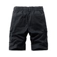 thumbnail image 4 of Mens Cargo Shorts Elastic Waist Work Shorts Relaxed Fit Casual Summer Hiking Shorts with Multi Pockets Size 30-40, 4 of 9
