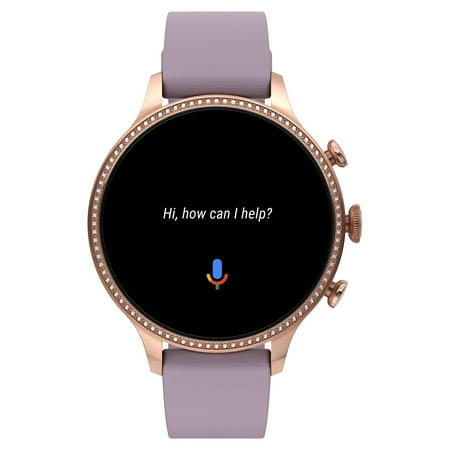 Fossil - Gen 6 Smartwatch 42mm Purple Silicone - Rose Gold
