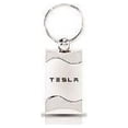 thumbnail image 2 of Tesla Keychain & Keyring - Silver Wave, 2 of 2