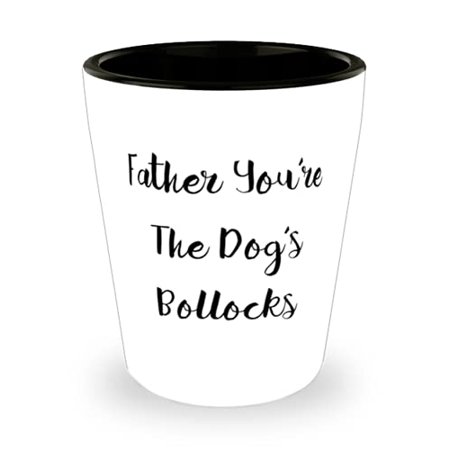 

Unique Father Father You re The Dog s Bollocks Special Father s Day Shot Glass For Dad