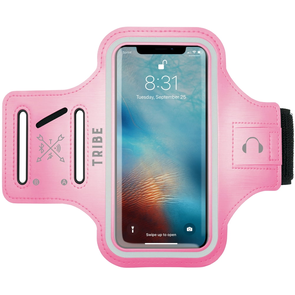 TRIBE Running Phone Armband Holder for iPhone 11, 11 Pro, 11 Pro Max, X ...