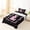 Black Pink L, variant on Erosebridal Kid Cute Ribbon Twin Sheet Sets, Initial L Letter Bedding, 3-Piece