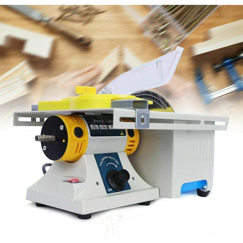 CNCEST Woodworking Table Saw Cutting Polishing Machine 750W Mini