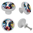 thumbnail image 4 of Cattle Glow-in-the-Dark Round Drawer Pulls, 4-Pack - Fluorescent Cabinet & Dresser Knobs - Suitable for Cabinets, Wardrobes, 4 of 6