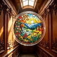 thumbnail image 3 of Acrylic Jigsaw Puzzle Suncatcher-Galactic Colorful Birds, Stained Glass Window Hanging, Home Decor Creative Mom Gifts, Birthday Gifts for Women,Wife, Sisters, Aunt, Besties 7.4in, 3 of 5