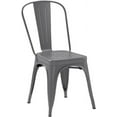thumbnail image 5 of Metal Dining Chairs, Dark Grey, 1 Count (Pack of 4), 5 of 8